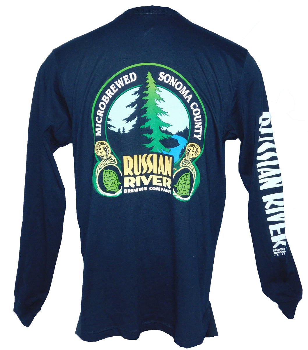 RRBC Black Long Sleeve T-Shirt – Russian River Brewing Company