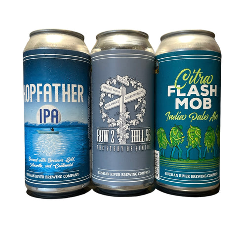CANS Hopfather IPA/Citra Flash Mob IPA/Row 2 Hill 56  12pk  Case *SHIPPING IN CA ONLY*
