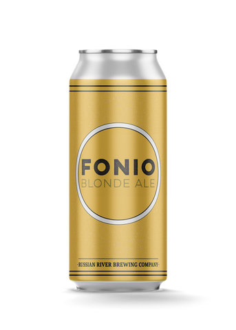 CANS Fonio Blonde Ale 12pk case *SHIPPING IN CA ONLY*