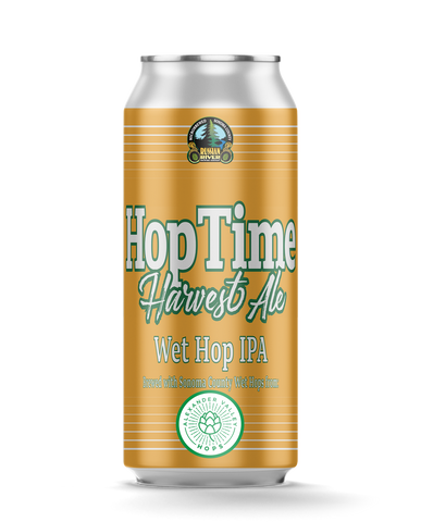 CANS HopTime Harvest Ale Wet Hop IPA 12pk Case **SHIPPING IN CA ONLY**
