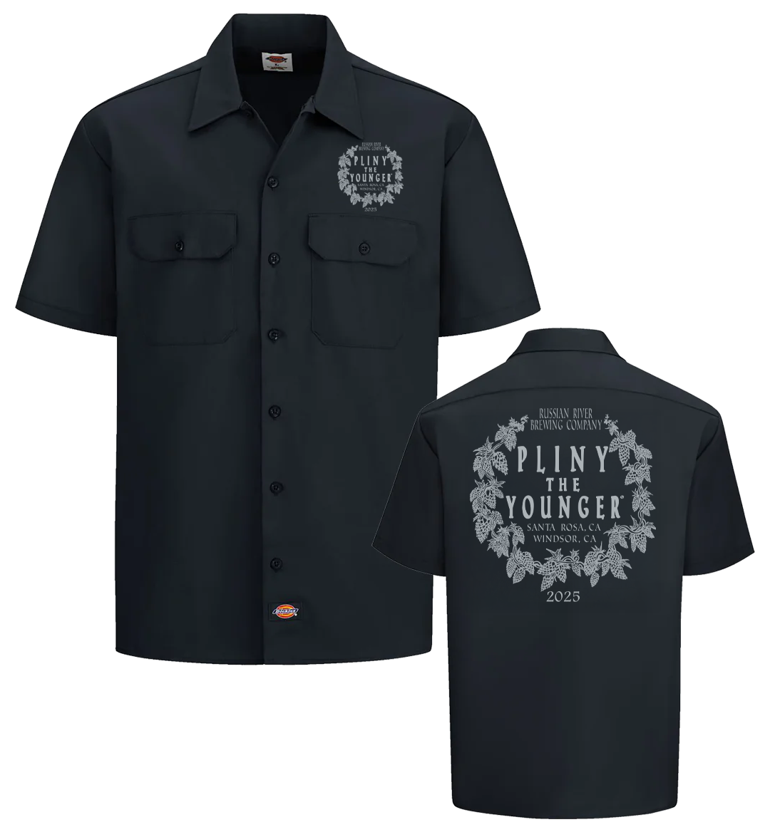 Pliny the Younger 半袖ワークシャツ RRBC-PTY2025-WorkShirt-Mockup-