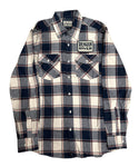 Russian River Custom Flannel Dark Blue with Woven Patch