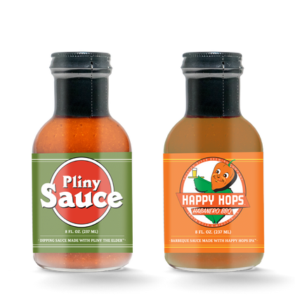 Pliny Sauce and Happy Hops Habanero BBQ Sauce Combo Pack!