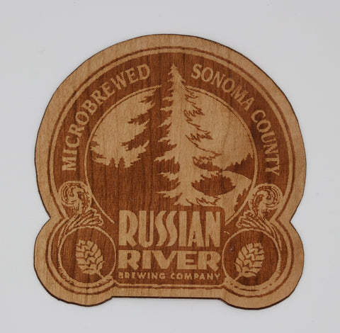 Wood Russian River Sticker