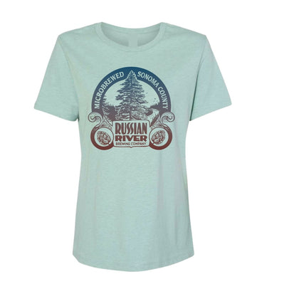 RRBC Ladies Hand Drawn Logo Tee- Dusty Blue
