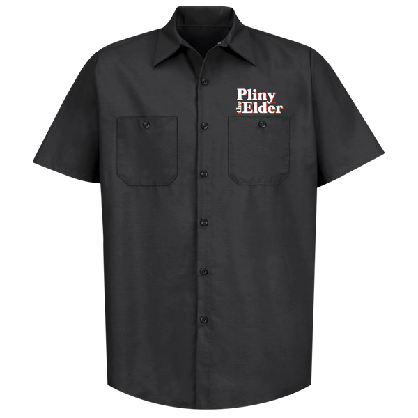 Pliny the Younger 半袖ワークシャツ Pliny the Elder Work Shirt - Charcoal – Russian River