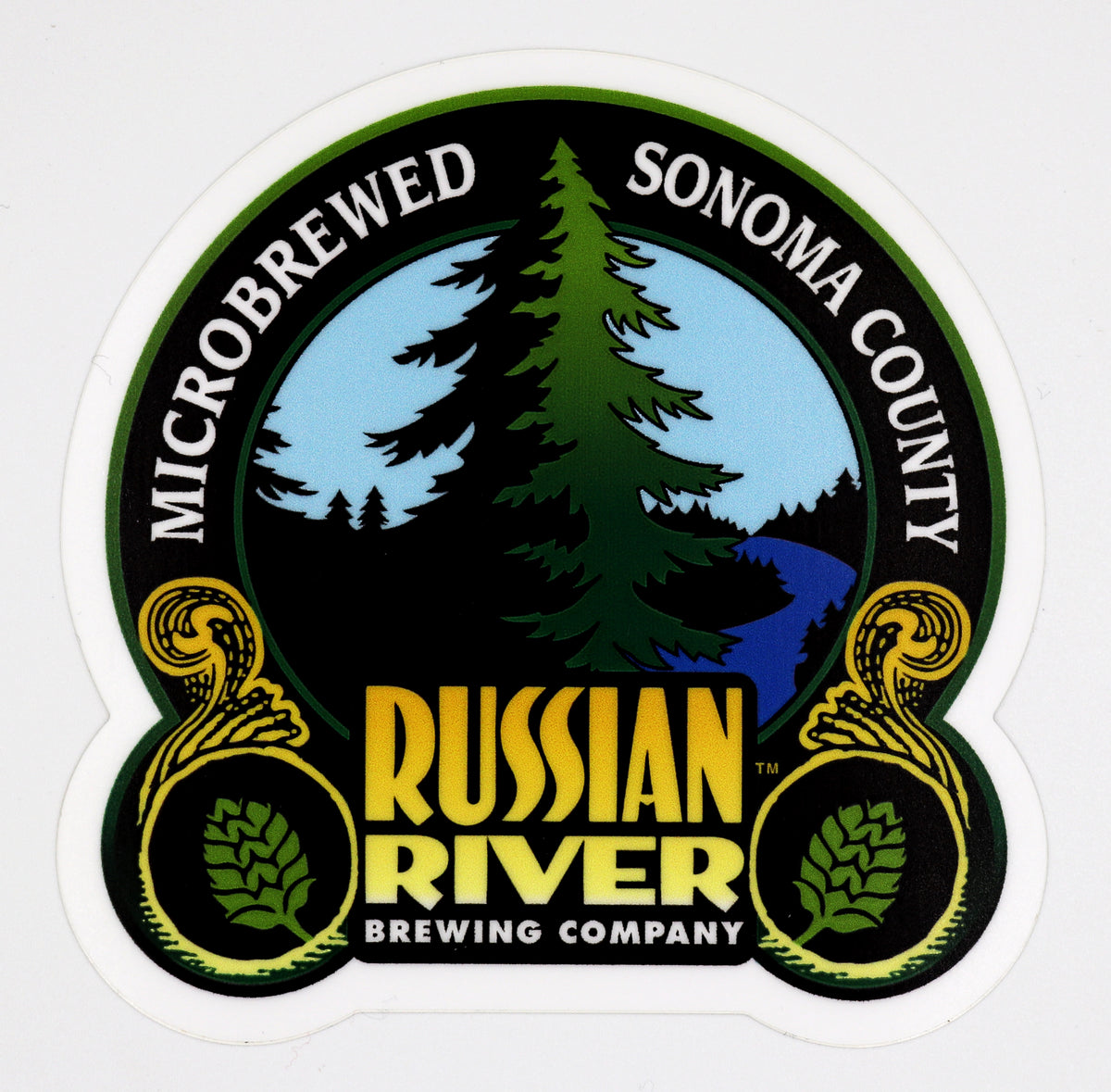 Small Russian River Sticker – Russian River Brewing Company